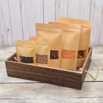 bolsa hermética con ventana para grano Pqte x 100