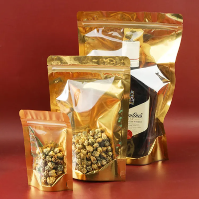 Bolsa hermética dorada para grano Pqte x 100
