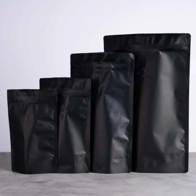 Bolsa para café con valvula fuelle inferior Pqte x 50