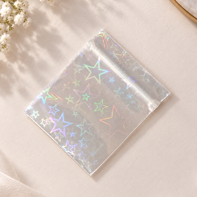 Bolsa hermetica con estrellas tornasol