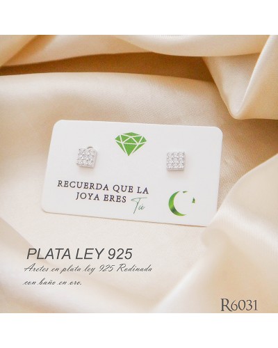 Aretes En Plata Ley 925