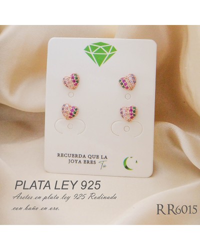 Aretes En Forma De Corazón