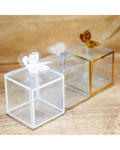 Caja de acetato mariposa paquete x 50 (6x6x6)