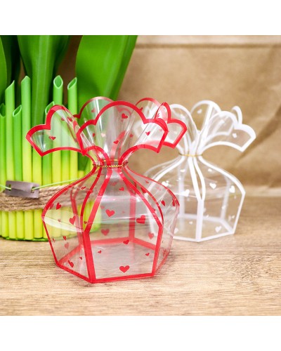 Caja de acetato florero paquete x 50 (4x4x3.5)