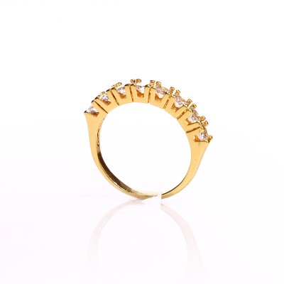Anillo brillante en covergold
