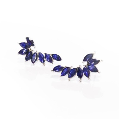 Aretes sencillos de Marquis Azul