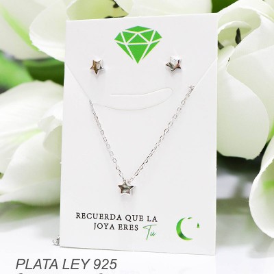 Collar de estrella Plata 925