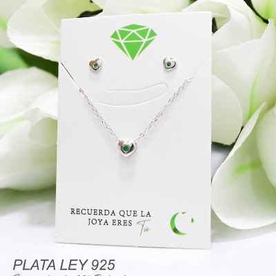 Collar de corazón Plata 925