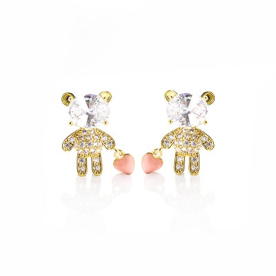 Aretes de oso en covergold