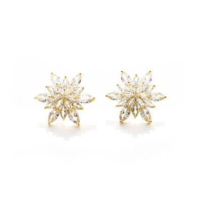 Aretes de estrella en covergold