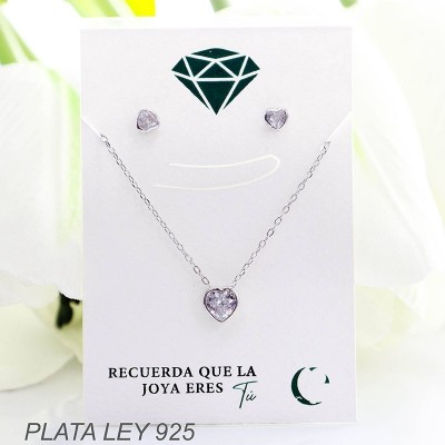 Set en plata ley 925