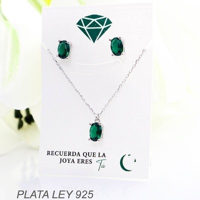 Set en plata ley 925