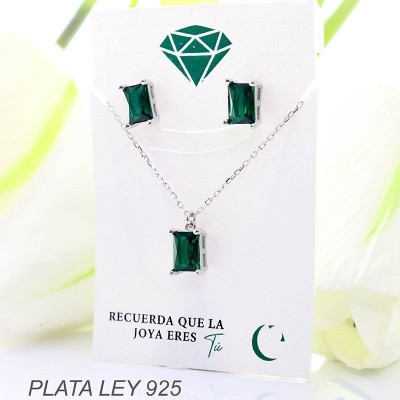 Set en plata ley 925
