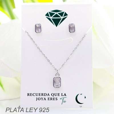 Set en plata ley 925