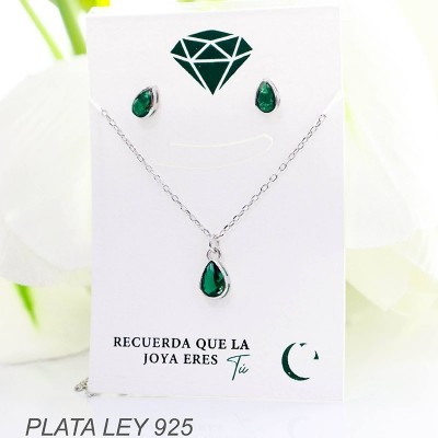 Set en plata ley 925
