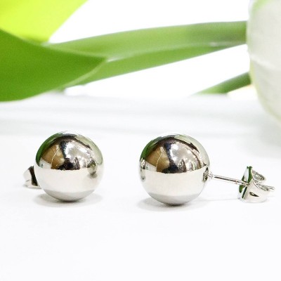 Aretes chunky en Rodio