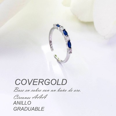 Anillo ajustable en covergold