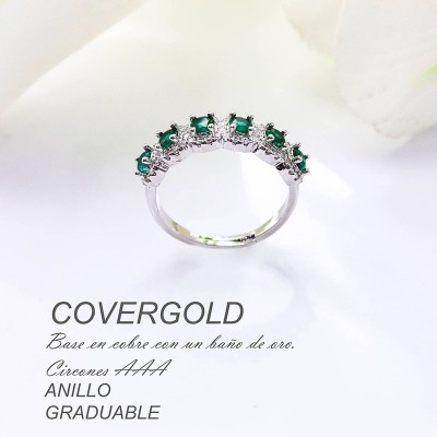Anillo ajustable en covergold