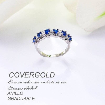 Anillo ajustable en covergold
