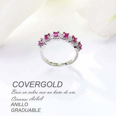 Anillo ajustable en covergold