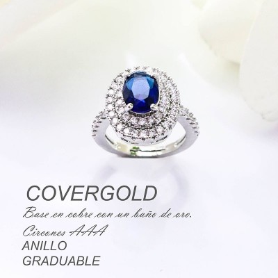 Anillo ajustable en covergold