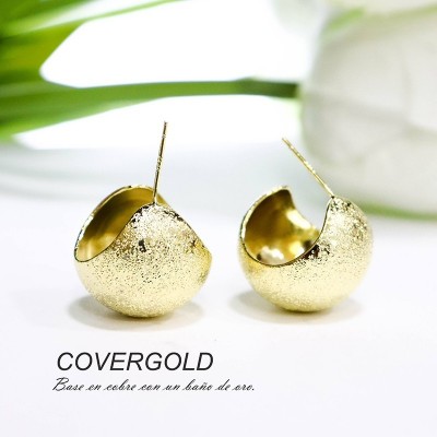 Aretes chunky en Rodio