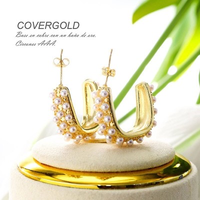 Aretes en covergold