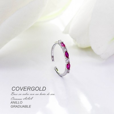 Anillo ajustable en covergold