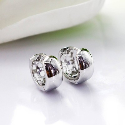 Aretes en covergold con baño en Rodio