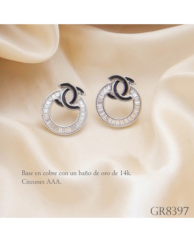 Aretes En Covergold Doble C