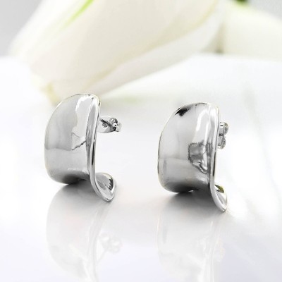 Aretes en covergold con baño en Rodio
