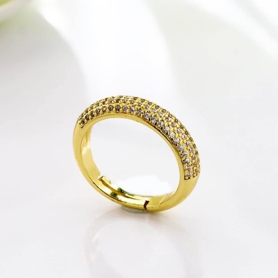 Anillo en covergold con baño en Rodio