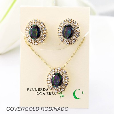 Set en covergold rodinado