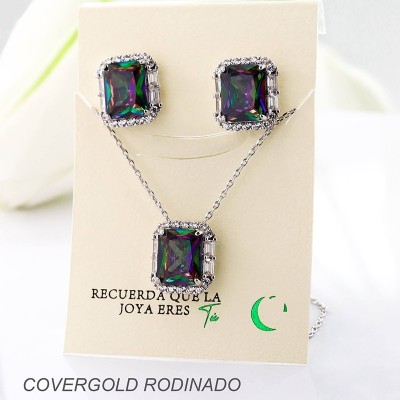Set en covergold rodinado