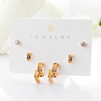 Set de aretes de covergold rodinado