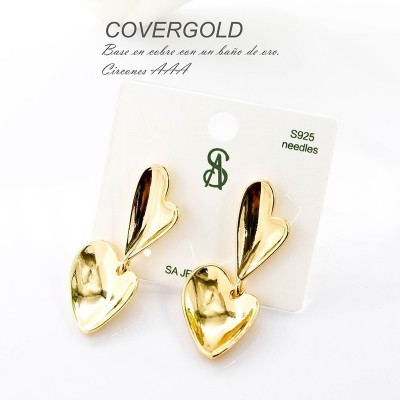 Aretes en covergold