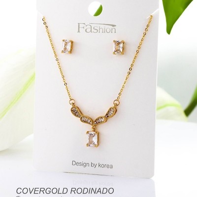 Set en covergold rodinado