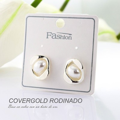 Aretes en covergold rodinado