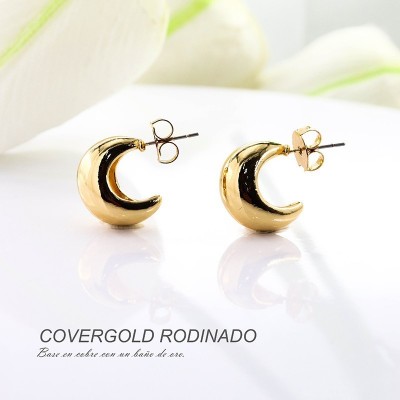 Aretes en covergold rodinado