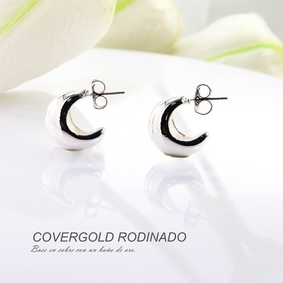 Aretes en covergold rodinado