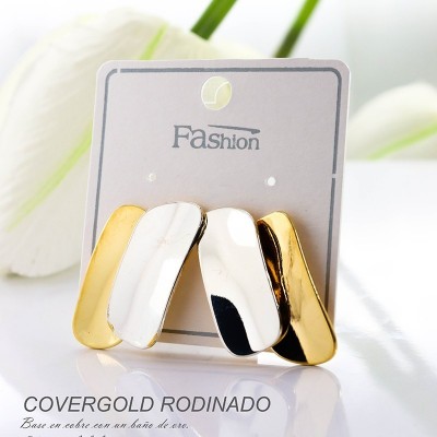 Aretes en covergold rodinado