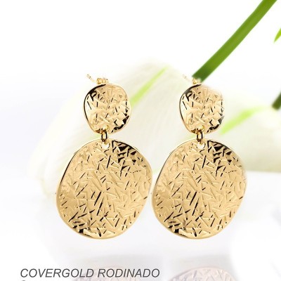 Aretes en covergold rodinado