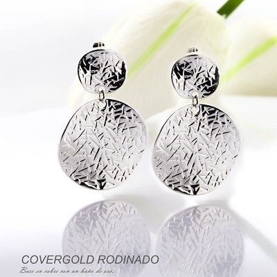 Aretes en covergold rodinado