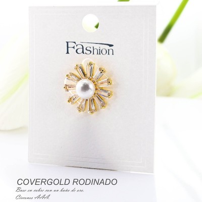 Set de aretes en covergold rodinado
