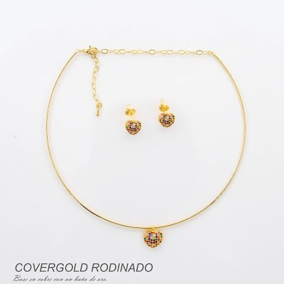 Collar en covergold rodinado