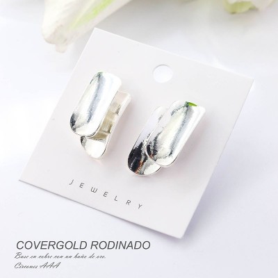 Aretes en covergold rodinado