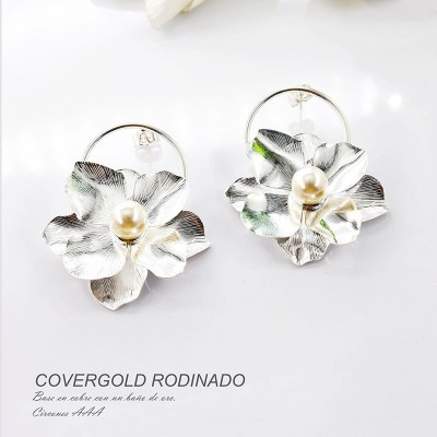 Aretes en covergold rodinado