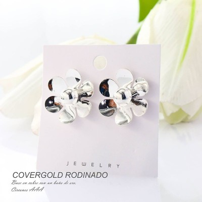 Aretes en covergold rodinado
