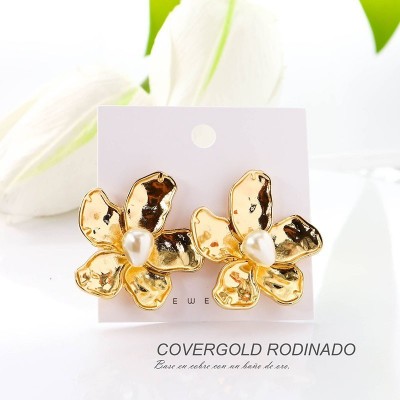 Aretes en covergold rodinado