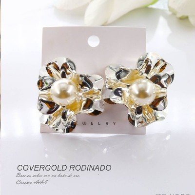 Aretes en covergold rodinado